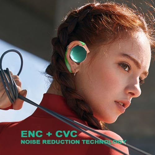 Transform Your Workout with Open Ear Wireless Bluetooth 5.3 Headphones – Ultimate Comfort, Secure Fit, and All-Day Battery Life for Cyclists and Fitness Buffs Seeking Unmatched Sound and Surrounding Awareness