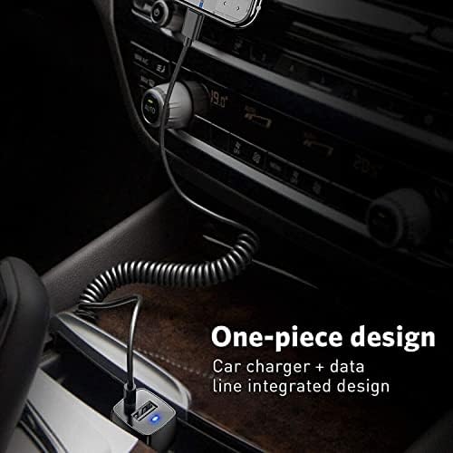 Ultimate Car Phone Charger for Samsung Galaxy Z Flip & Fold Series – Dual USB Port, Fast Charging Coiled Cable for Seamless Connectivity on the Go – Compatible with Galaxy Z Flip 6, Flip 5, Flip 4, Flip 3, Fold 6, Fold 5, Fold 4, Fold 3 & Fold 2 – Designed for Maximum Durability and Convenience – Charge Multiple Devices Effortlessly