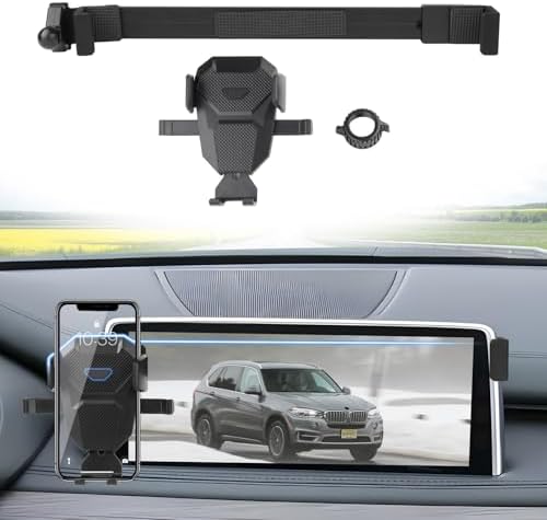 BMW X1 X2 X5 X6 Car Phone Holder – Adjustable Ultra-Stable Mount for 10.2-Inch Screens, Hands-Free Smartphone Stand for All Devices, Effortless Installation & Enhanced Driving Safety