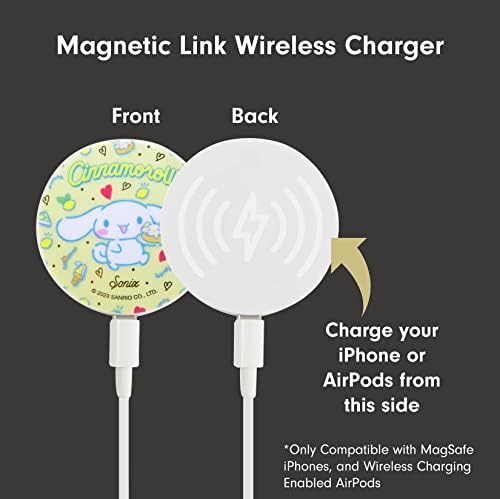 Sonix x Sanrio Hello Kitty & Care Bears Magnetic Mag Safe Charger for i Phone 12-16 Series | 6.5 ft USB-C Fast Wireless Charging Cable | Stylish, Playful, and Efficient Power Solution for Your Device