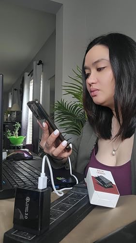 Quad-Port Quick Charge Power Hub: Ulti Charger for Rapid Device Charging | Compact Travel Wall Adapter with Enhanced Safety Features for Smartphones, Tablets, and More | Ultimate Solution for Home and On-the-Go Efficiency