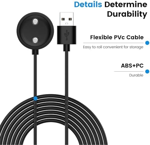 Replacement USB Charging Dock for SUUNTO 9 Peak Pro, Vertical, Race & Ocean Watches – 3.3 FT Enhanced Speed Cable for Ultimate Compatibility and Performance – Essential Smartwatch Accessory for Active Lifestyles