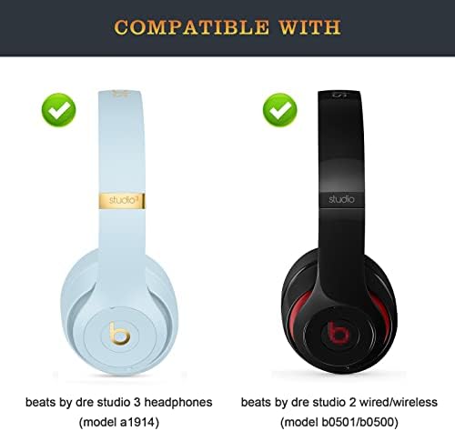 Crystal Blue Headband Replacement for Beats Studio3 & Studio2 Wireless Headphones – Premium Comfort & Style Upgrade for Enhanced Audio Performance and Aesthetic Appeal