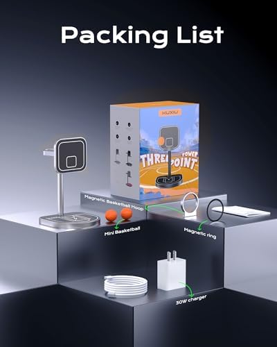 Basketball-Inspired 3-in-1 Magnetic Charging Station for Google Pixel 9/9 Pro XL, Pixel 8/8 Pro, Pixel Watch 2/3 & Pixel Buds Pro/2 – 15 W Fast Wireless Charger with 30 W Adapter, Enhanced Stability & Creative Design for Home and Office Use – Durable Aluminum Alloy Build with Precision Magnetic Alignment