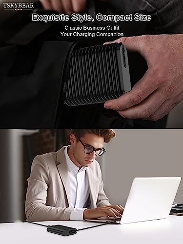 TSKYBEAR Universal 65 W USB-C Laptop Charger for Dell – Compact & Efficient Replacement Power Adapter for Latitude, XPS, Inspiron & Chromebook Models – Fast Charging Solution with Enhanced Compatibility – Ideal for Travel and Everyday Use