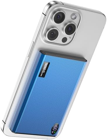 Ultra-Slim 10000 m Ah Mag Safe Power Bank – 20 W USB-C Fast Charger & 15 W Wireless Charging for i Phone 16/15/14/13/12 Series – Lightweight Magnetic Battery Pack Ideal for Travel, Business, and Outdoor Adventures – Advanced Safety Features & Universal Compatibility with i Pad and Samsung Devices – Perfect for On-the-Go Charging Solutions