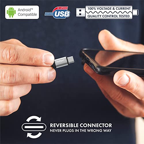 High-Performance USB C Cable 4 ft 2-Pack – Premium Braided Aramid Fiber for Fast Charging (3 A) – Versatile Compatibility with Android, Samsung Galaxy, LG, Pixel, Nintendo Switch & PS5 – Durable & Portable Charger Cord for Optimal Efficiency