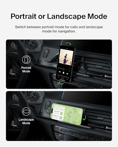 Belkin Mag Safe Vent Mount Pro for i Phone – Premium Car Phone Holder with Adjustable Clip, Fast Wireless Charging, and Sleek Silver Design for Ultimate Convenience and Compatibility