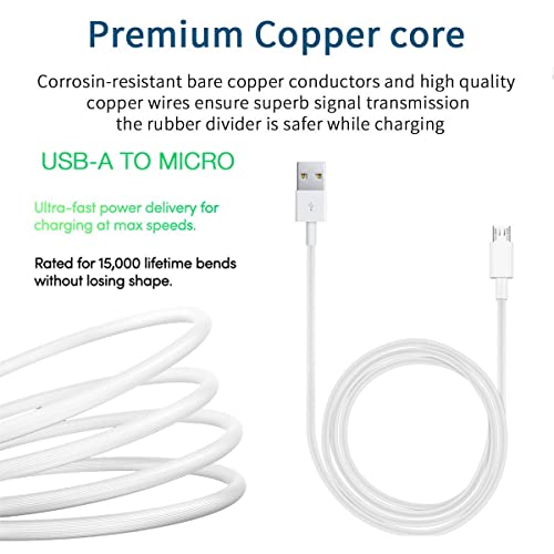 Reliable 5 V AC Replacement Charger Cable for Motorola Baby Monitors – Compatible with eufy, VAVA, and VTech Models VM341, VM343, VM344 – 5 FT USB Micro Power Cord for Enhanced Flexibility and Performance – Durable, High-Quality Baby Monitor Accessory for Continuous Monitoring and Peace of Mind