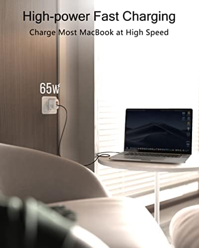 MANTO 65 W Ga N USB C Charger – Ultra-Fast 3-in-1 Power Adapter with PD & QC3.0 | Compact Travel Charger with UK/US/EU Plugs for Mac Book, i Pad, i Phone, Galaxy & More – Superior Charging Efficiency for Your Devices