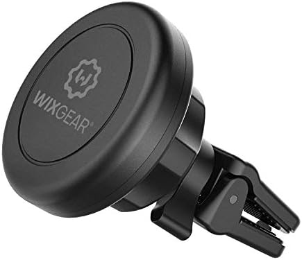 Wix Gear Universal Magnetic Car Mount Holder with Swift-Snap Technology – Secure Air Vent Twist-Lock Phone Stand for Devices Up to 14 oz – Effortless Navigation and Enhanced Stability on the Go