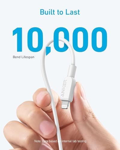 Anker 6 FT USB C to Lightning Cable Duo – MFi Certified High-Speed Charging Solution for i Phone 14 Series and More – Durable & Flexible Dual Pack for Ultimate Convenience and Connectivity