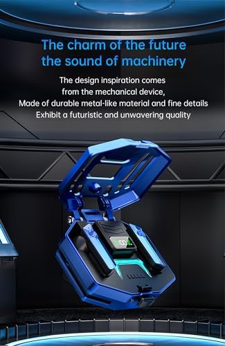 Experience Unmatched Audio Freedom with Model 17 True Wireless Earbuds – Advanced Bluetooth 5.3 Sports Headset with IP7 Waterproof Protection, Touch Control, Built-in Microphone, and LED Battery Monitor for Superior Sound Quality and Effortless Connectivity