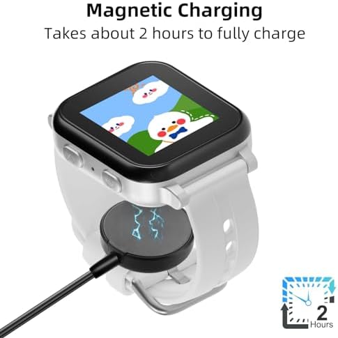 Magnetic Charging Cable for Gabb Watch 3/3 e – 3.18 FT USB Connector for Effortless Smartwatch Power-Up – Durable Black Charger for Optimal Performance and Convenience in Everyday Use