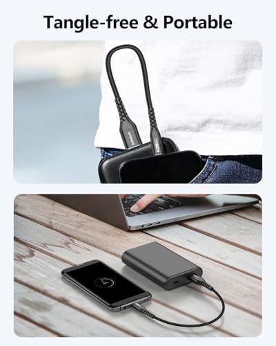 Ultra-Durable 10 FT Micro USB Cable 3-Pack – Fast 18 W Charging & Data Sync for Samsung Galaxy, Android Devices & PS4 – Premium Nylon Braided for Enhanced Flexibility & Strength – Perfect for Home & Office Use