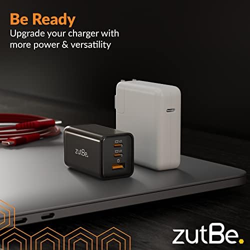 Power Up Anywhere: 65 W Ga N USB-C Fast Wall Charger for i Phone 16/15/14 Pro, Mac Book Air, Galaxy & More – Compact, Foldable Design with PD & PPS Compatibility for Multi-Device Charging – Ideal Travel Companion for Rapid Charging Needs