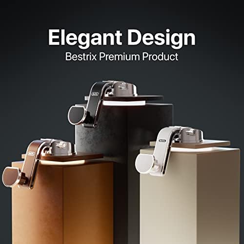 Bestrix Universal Magnetic Phone Holder for Cars – Advanced Suction & Secure Grip for All Smartphones up to 6.7″ – Effortless Installation in Seconds, Perfect for Safe Navigation & Hands-Free Use (Black)