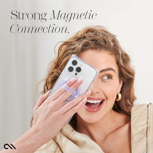 Elevate Your i Phone Experience with the Case-Mate Twinkle Diamond Magnetic Phone Ring Holder – Stylish Mag Safe Grip & Stand for i Phone 16 Pro Max, 15 Pro Max, 14, 13, 12 & Samsung S25 Ultra – Effortless One-Handed Use with Enhanced Security and 360° Rotation – Collapsible Design for On-the-Go Convenience – Compatible with All Mag Safe Devices – Transform Your Phone into a Fashion Statement – No Residue, Easy Removal, and 1-Year Warranty for Ultimate Peace of Mind
