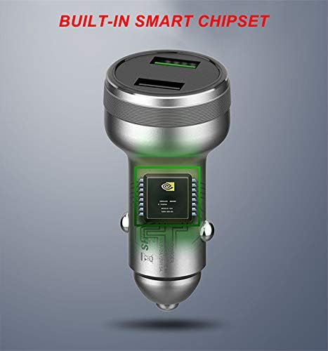 High-Performance One Plus Warp Dash Car Charger – 6.5 A Rapid Charging Solution with Premium USB Data Cable for Seamless Compatibility with One Plus 8 T, 9 Pro, 7 Pro, 6 T, 5 T & More – Innovative Compact Design for Effortless On-the-Go Power – Stay Charged and Connected Anywhere You Travel