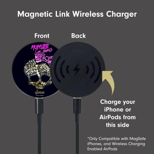 Sonix x Sanrio Hello Kitty & Care Bears Magnetic Mag Safe Charger for i Phone 12-16 Series | 6.5 ft USB-C Fast Wireless Charging Cable | Stylish, Playful, and Efficient Power Solution for Your Device