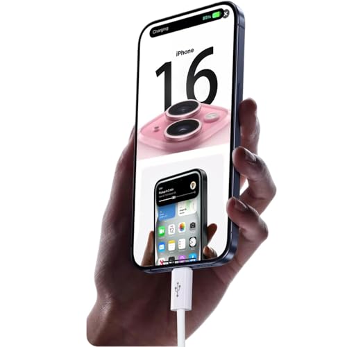 10 ft Premium Woven USB C Fast Charger for i Phone 15/16 & SE4 – 20 W Power Delivery Cable for Ultimate Convenience and Durability – Tangle-Free Braided Design for Effortless Charging Anywhere and Enhanced Device Compatibility