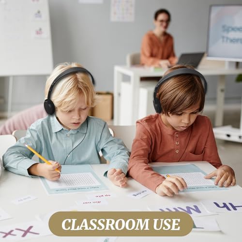 Bulk 20-Pack Adjustable Kids Headphones with 3.5 mm Jack – Optimal Classroom Earphones for Enhanced Focus and Audio Clarity in Schools, Libraries, and Home Learning Environments