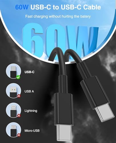 Ultimate 40 W Dual USB-C Car Charger for i Phone 16/15 & i Pad Pro – MFi Certified Fast Charging Adapter with 6 FT USB-C Cable for Galaxy S24/S23 – Premium Power Solution for On-the-Go Connectivity in Sleek White Finish