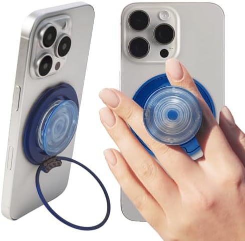 Elevate Your Smartphone Experience with the Sleek Green Mag Safe-Compatible Ultra-Thin Collapsible Phone Grip – 360-Degree Rotating Magnetic Holder for i Phone & Android, Effortlessly Enhance Functionality with Wireless Charging Compatibility, Lightweight Yet Durable – Your Essential Portable Accessory for Secure Handling and Stylish Convenience
