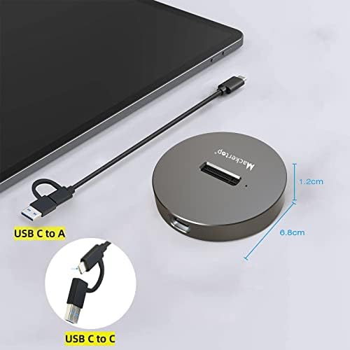 Elevate Your Data Management with the Premium M.2 NVMe & SATA to USB-C Docking Station – High-Speed SSD Reader Adapter for 2280, 2260, 2242, 2230 Enclosures – Durable Aluminum Alloy Design for Enhanced Heat Dissipation and Compatibility with M Key and B+M Key SSDs – Experience Lightning-Fast 10 Gbps Transfer Speeds with Plug-and-Play Convenience – Compact & Portable Solution for Tech Enthusiasts and Professionals – Perfect for Cloning, Data Recovery, and Quick File Access
