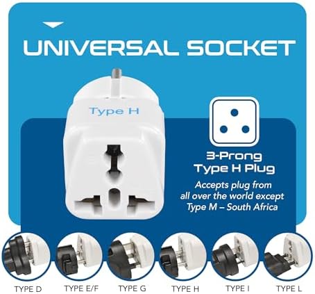 Ultimate Compact Travel Power Adapter for UK & Ireland – Dual USB & USB-C Fast Charger with 3.1 A Output – Type G Plug Converter for Seamless Global Connectivity in Hong Kong, England, Dubai, and Saudi Arabia – Safe, Efficient Design for Smart Travelers