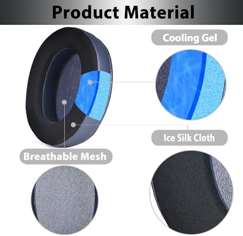 Upgrade Your Sony WH-XB910 N Headphones with Premium Memory Foam Earpads – Noise-Canceling Cushions Featuring Secure Buckle Design for Ultimate Comfort and Sound Isolation in Black – Perfect Replacement for Wired & Wireless Audio Enjoyment