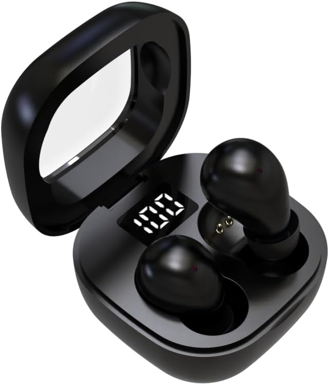 Invisible Mini Bluetooth 5.3 Earbuds for Small Ears – 24-Hour Battery Life, Advanced Noise Cancellation, and Perfectly Crafted for Comfort During Work and Sleep – Seamless Connectivity for an Uninterrupted Listening Experience