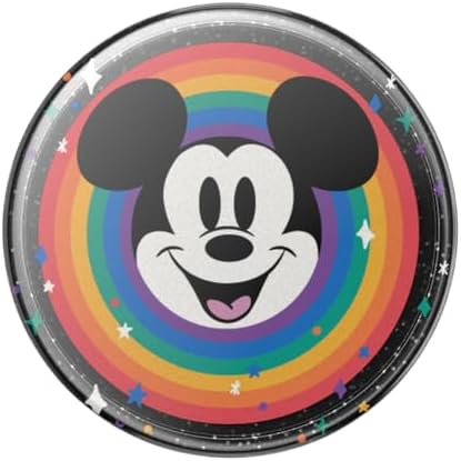 Disney Classic Mouse Pop Sockets Phone Grip with Versatile Kickstand – Ultimate Anti-Drop Phone Holder for One-Handed Use and Easy Style Switchability – Compatible with i Phone, Samsung, and Most Cases – Ideal for Wireless Charging and Everyday Convenience