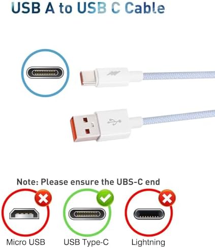Omnipod 5 USB-C Charger Cable – High-Speed Replacement Cord for Seamless Charging and Enhanced Compatibility with Omnipod 5 Devices