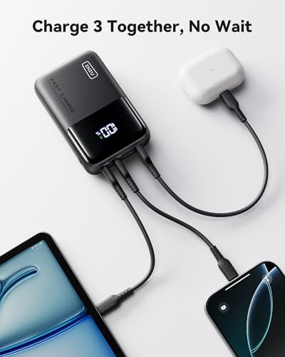 High-Capacity INIU Power Bank 25000 m Ah – 100 W Fast Charging Portable Charger for Laptops and Phones, Ideal Travel Companion for Students and Adventurers, Lightweight and Compact Design for Effortless Mobility, Perfect for Family Trips and Cruising