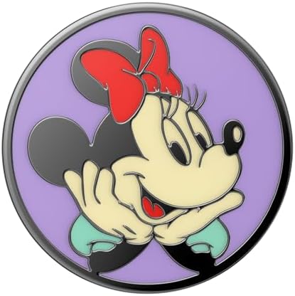 Disney Classic Mouse Pop Sockets Phone Grip with Versatile Kickstand – Ultimate Anti-Drop Phone Holder for One-Handed Use and Easy Style Switchability – Compatible with i Phone, Samsung, and Most Cases – Ideal for Wireless Charging and Everyday Convenience