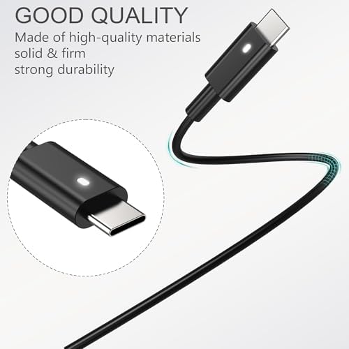 Premium 130 W USB-C Power Adapter for Dell Laptops – Universal Compatibility with XPS 15, XPS 17, Precision 5000 Series, Latitude & Alienware – Fast Charging AC Charger for Enhanced Device Performance – Optimal Replacement for Original Dell Chargers – Input Voltage 100-240 V, Output 5 V/20 V – Exceptional Durability & 24/7 Customer Support for Peace of Mind