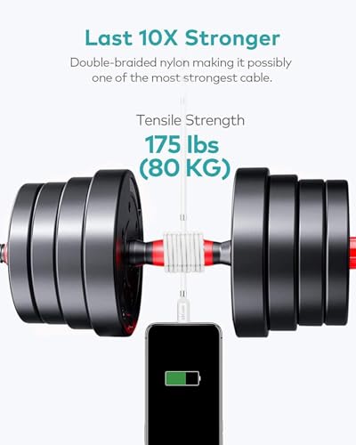 Revolutionary Magnetic Charging Cable 3 FT – Ultra-Fast MFi Certified Lightning Connection for i Phone & i Pad – Durable Nano Data Sync 2-Pack – Effortless Alignment for Seamless Charging at Home or On-the-Go – Compatible with All i Phone Models from 5 to 14 Pro Max – Protects Charging Ports from Wear and Tear