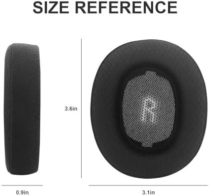 Revolutionary JBL E55 BT Replacement Ear Pads – Ultra-Comfortable Memory Foam Cushions with Breathable Mesh for Enhanced Noise Isolation and Long-Lasting Audio Enjoyment – Perfect Fit Black Earpads for Unmatched Listening Quality