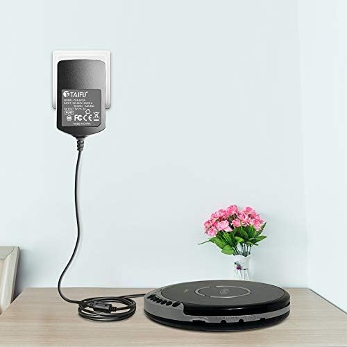 TAIFU Premium AC Adapter for Jensen CD-60 Series Players – Uninterrupted Power Supply with Advanced Bass Boost & 60-Second Anti-Skip Technology, Perfectly Compatible with Foscam Cameras and Audio Devices