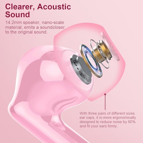 Btootos Ultra-Durable Bluetooth 5.4 Wireless Earbuds – Immersive Bass Sound with Noise-Cancelling Mic, IP7 Waterproof Design for Active Lifestyles, 36-Hour Playtime with LED Battery Display, Bold Yellow for a Striking Audio Experience