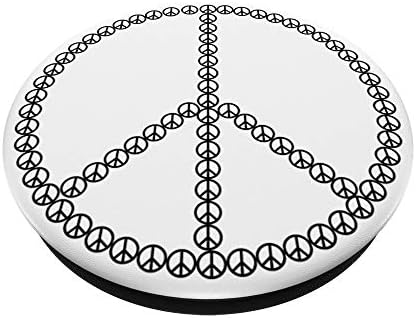 Peace Sign Symbol PopSockets PopGrip: Swappable Grip for Phones & Tablets – Enhanced Compatibility and Speed