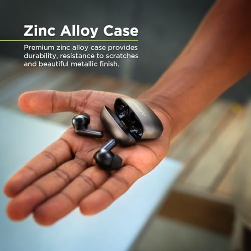 Elevate Your Audio Experience with Pure Gear Pure Boom Orbs Pro Wireless Earbuds – Advanced Active Noise Cancellation for Distraction-Free Listening, Premium High-Fidelity Sound for Audiophiles, Sleek and Durable Zinc Alloy Case for On-the-Go Lifestyle, Effortlessly Compatible with i Phone, Android, Laptops, and TVs – Perfect for Commuters, Fitness Buffs, and Home Music Lovers