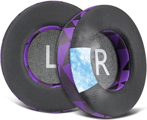 Transform your JBL Synchros with SOULWIT Snow Leopard Cooling Gel Earpads – Ultimate Upgrade for E50, E50 BT, S500, S700 Wireless Headphones – Unmatched Noise Isolation and Comfort for Extended Listening Adventures