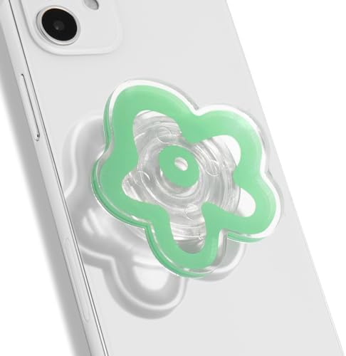 Charming Daisy Flower-Shaped Transparent Phone Grip: Mag Safe-Compatible Collapsible Stand for Smartphones and Tablets – Stylish, Durable, and Functional Accessories for Secure Use and Hands-Free Convenience Charming Daisy Flower-Shaped Transparent Phone Grip: Mag Safe-Compatible Collapsible Stand for Smartphones and Tablets – Stylish, Durable, and Functional Accessories for Secure Use and Hands-Free Convenience