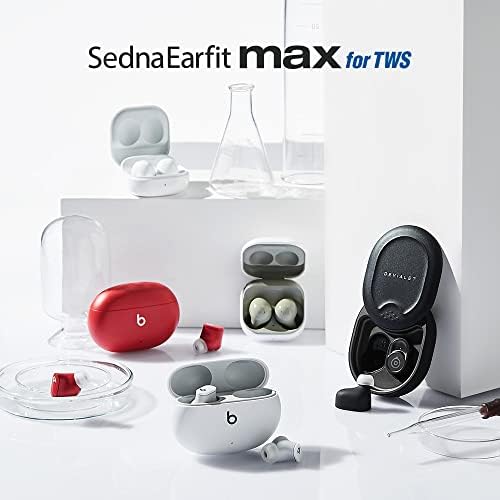 Upgrade Your Audio Experience with AZLA Sedna Earfit MAX – Premium Replacement Earbud Tips (Sizes S/MS/M) – Perfect Fit for Galaxy Buds 2 Pro, Air Pods Pro, Power Beats Pro, Skullcandy – Enhanced Comfort & Noise Isolation for Superior Sound Quality – Durable Silicone Eartips for Long-Lasting Performance