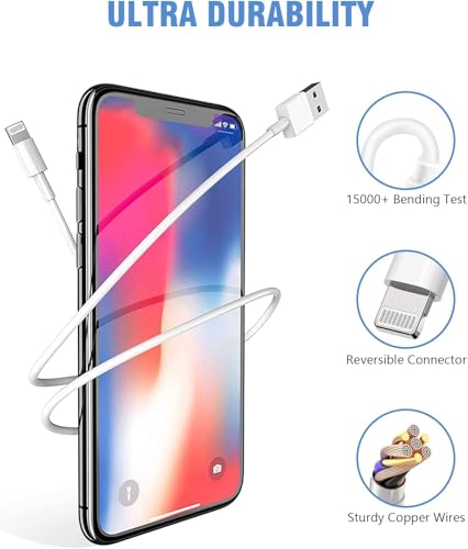 i Phone 16 Fast Charging Kit – 20 W Power Delivery Charger Bundle with 6 ft USB C to Type C Cable for i Phone 16/16 Pro Max/i Pad 10/i Pad mini 6/i Pad Air 5/4/i Pad Pro 12.9 – Ultimate Speed and Compatibility for On-the-Go Power Needs