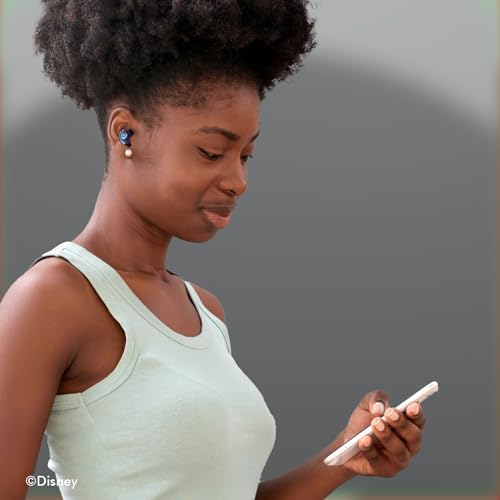 Discover the Magic of Mickey Mouse with Wireless Bluetooth Earbuds – Premium Sound Quality, Ergonomic Design, and 30 Hours Playtime – Perfect for Disney Enthusiasts and Gift Giving – Universal Compatibility for All Devices Including Smartphones and Tablets