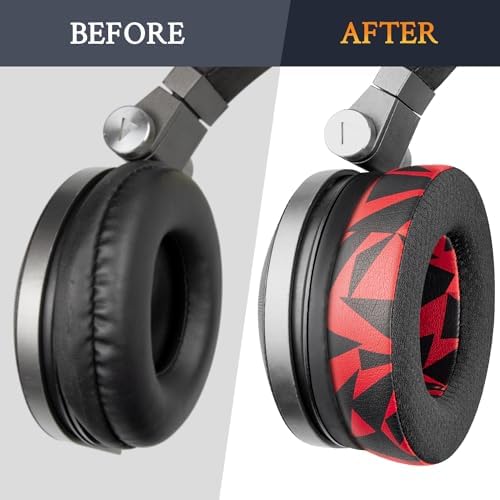 Premium SOULWIT Mesh Earpads for JBL Synchros E50, E50 BT, S500, S700 Wireless Headphones – Ultimate Noise Isolation and Comfort Upgrade in Stylish Black Gold – Durable Replacement Cushions for Enhanced Audio Experience