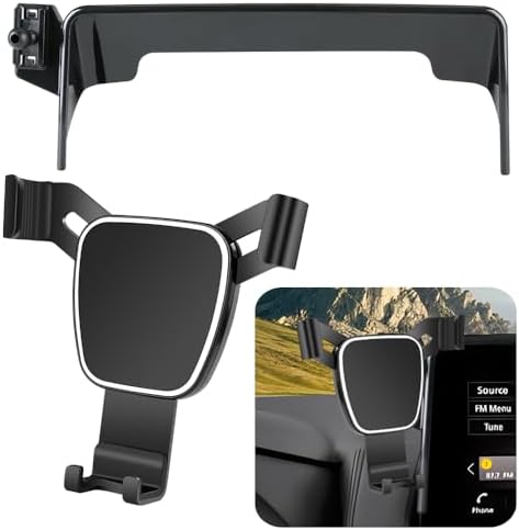 Ultimate Car Phone Holder for Nissan Armada 2021-2024 & Infiniti QX80 2022-2024 – Premium Auto Navigation Bracket for Secure Smartphone Mounting, Effortless Access to Navigation & Hands-Free Calls, Stylish Interior Enhancement, Tool-Free Installation, and 360-Degree Viewing Flexibility